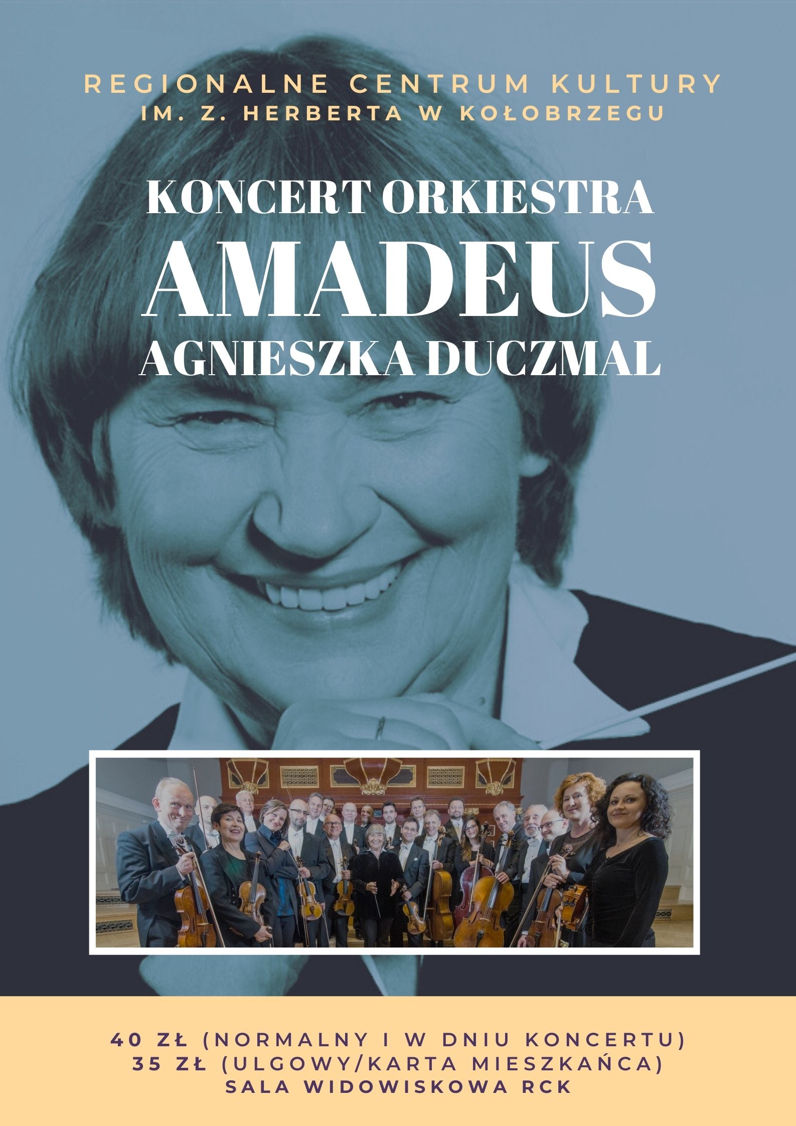 Koncert Orkiestra Amadeus i Agnieszka Duczmal