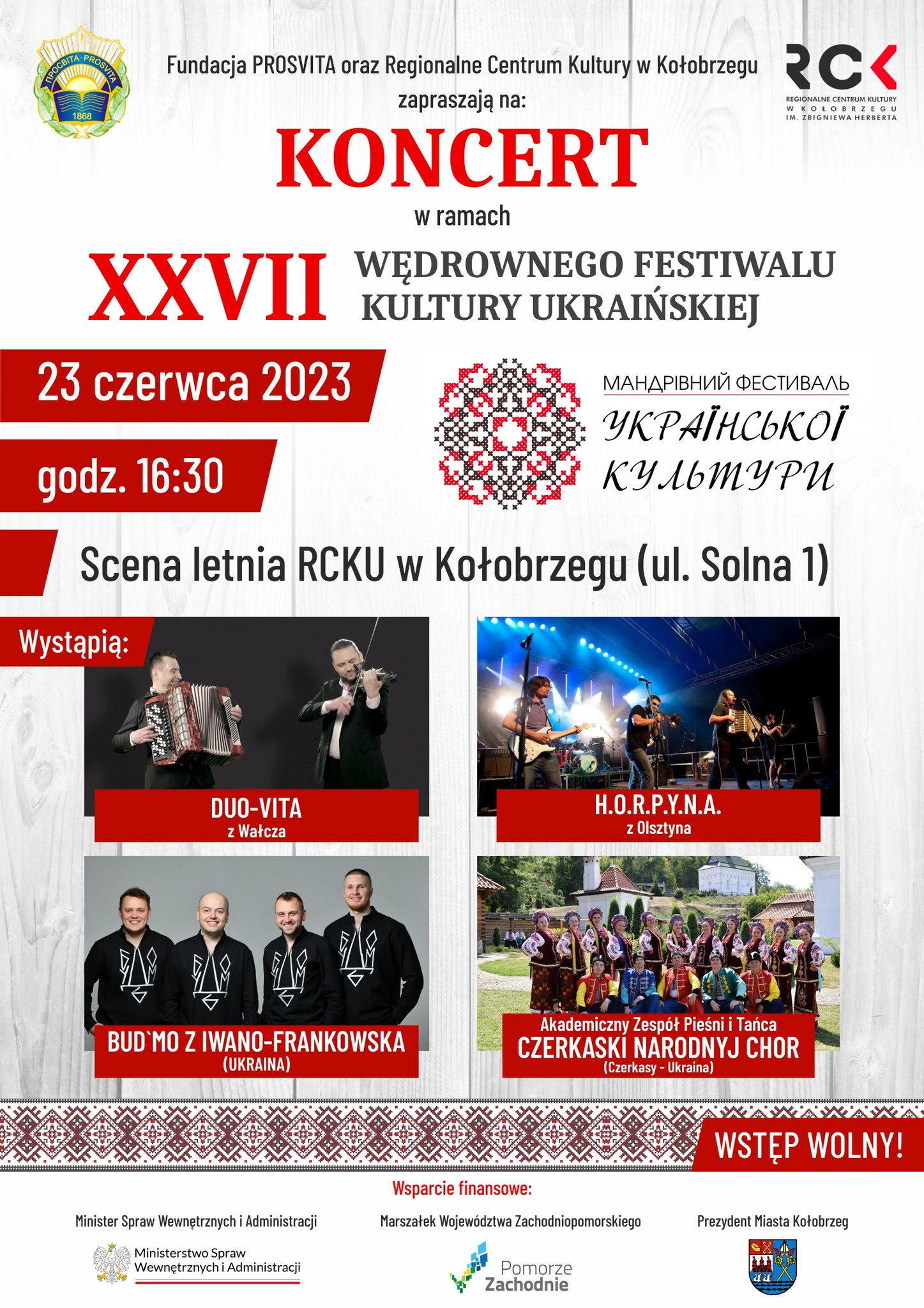 XXVII Wędrowny Festiwal Kultury Ukraińskiej