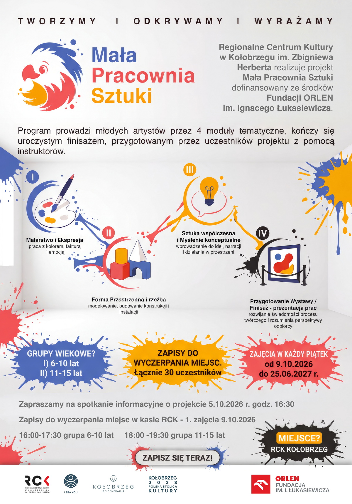 Mała Pracownia Sztuki - tworzymy, odkrywamy i wyrażamy